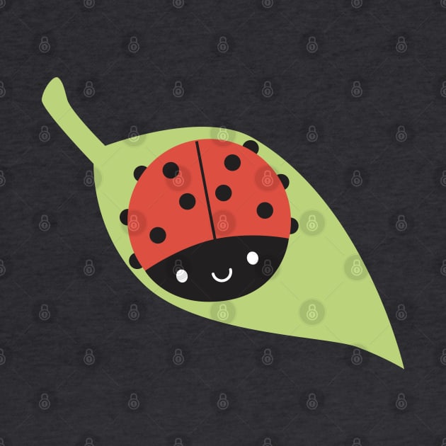Kawaii Ladybird / Ladybug by marcelinesmith
